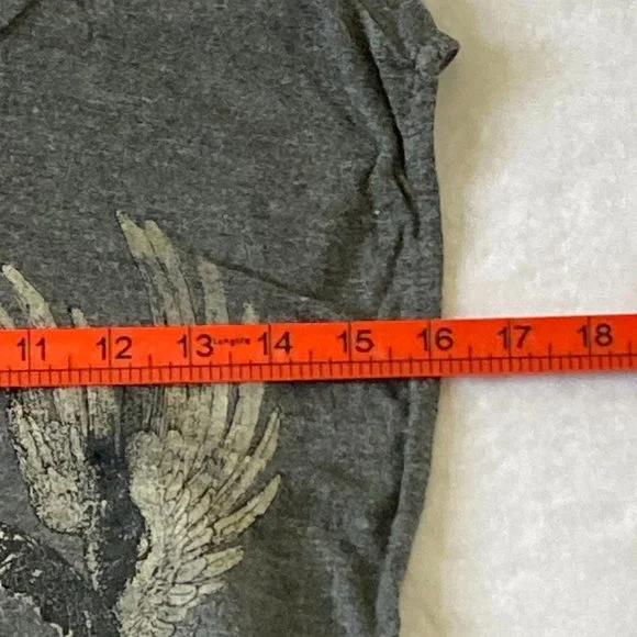 ZARA TRAFALUC Preloved Women's Charcoal Grey T-Shirt design Size S - Picture 4 of 11